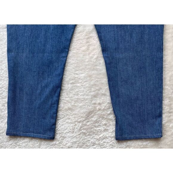 7 For All Mankind 7FAM Josefina Slim Boyfriend Mid Rise Crop in Formosa, Size 32 - Picture 15 of 16